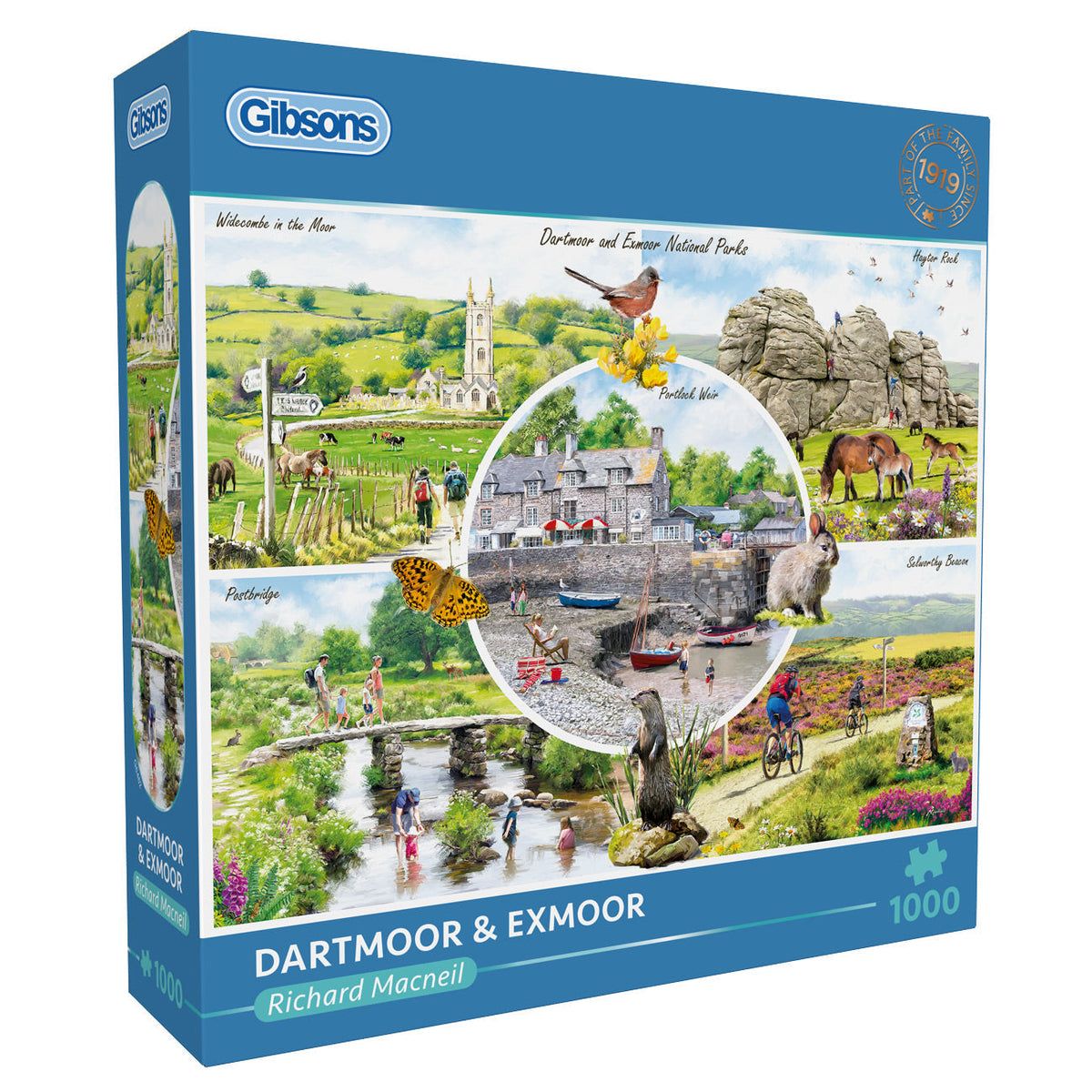 Gibsons Dartmoor & Exmoor 1000 Piece Jigsaw Puzzle