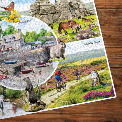 Gibsons Dartmoor & Exmoor 1000 Piece Jigsaw Puzzle