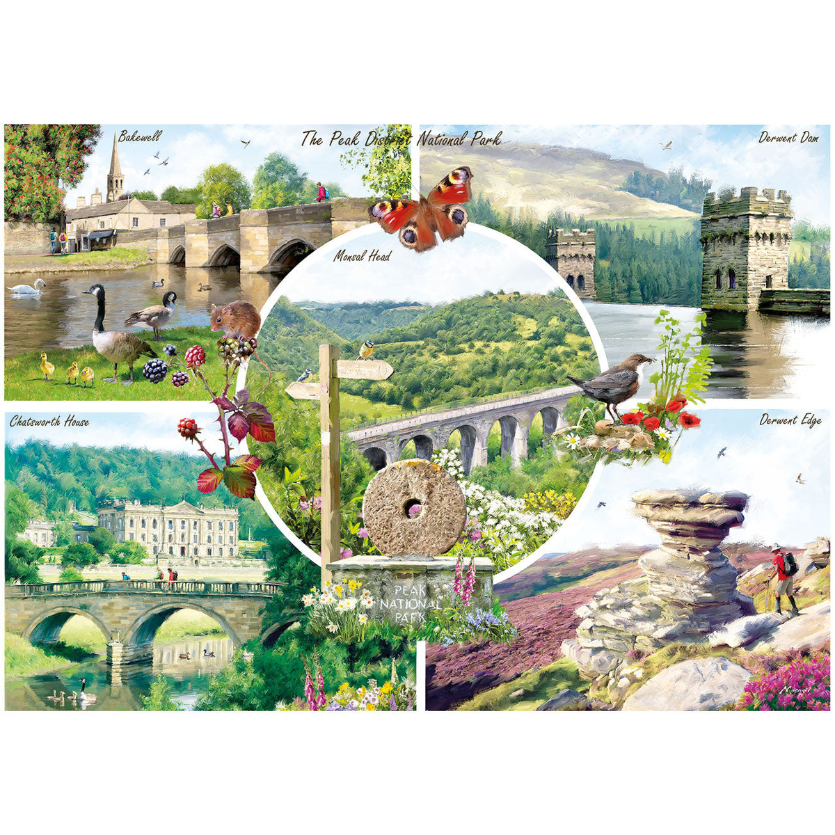 Gibsons The Peak District 1000 Piece Jigsaw Puzzle