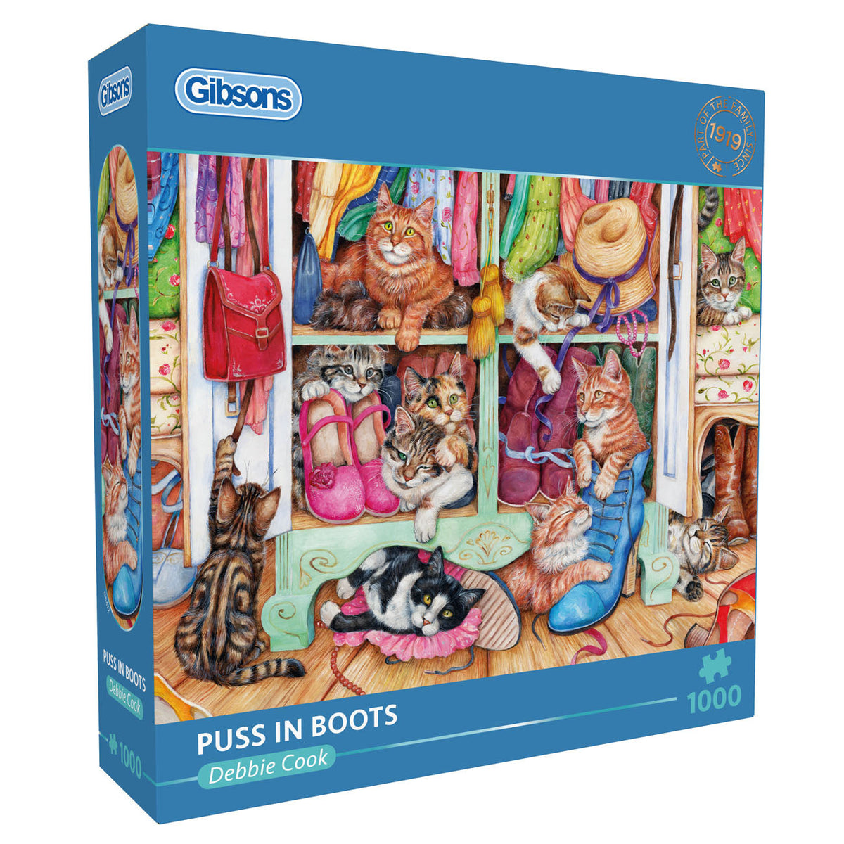 Gibsons Puss in Boots 1000 Piece Jigsaw Puzzle