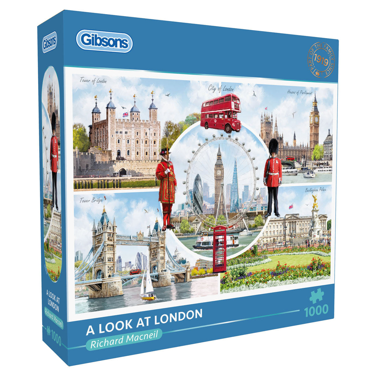 Gibsons A Look at London 1000 Piece Jigsaw Puzzle