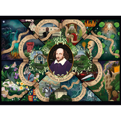 Gibsons Shakespeare 1000 Piece Jigsaw Puzzle