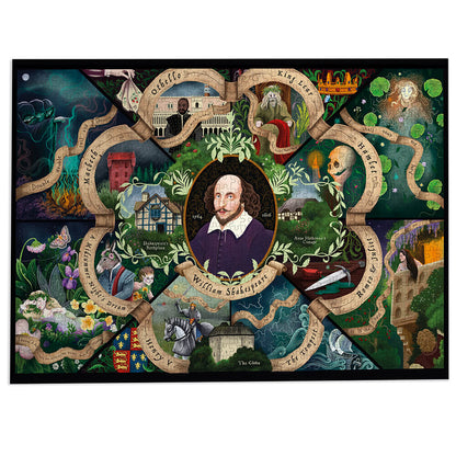 Gibsons Shakespeare 1000 Piece Jigsaw Puzzle