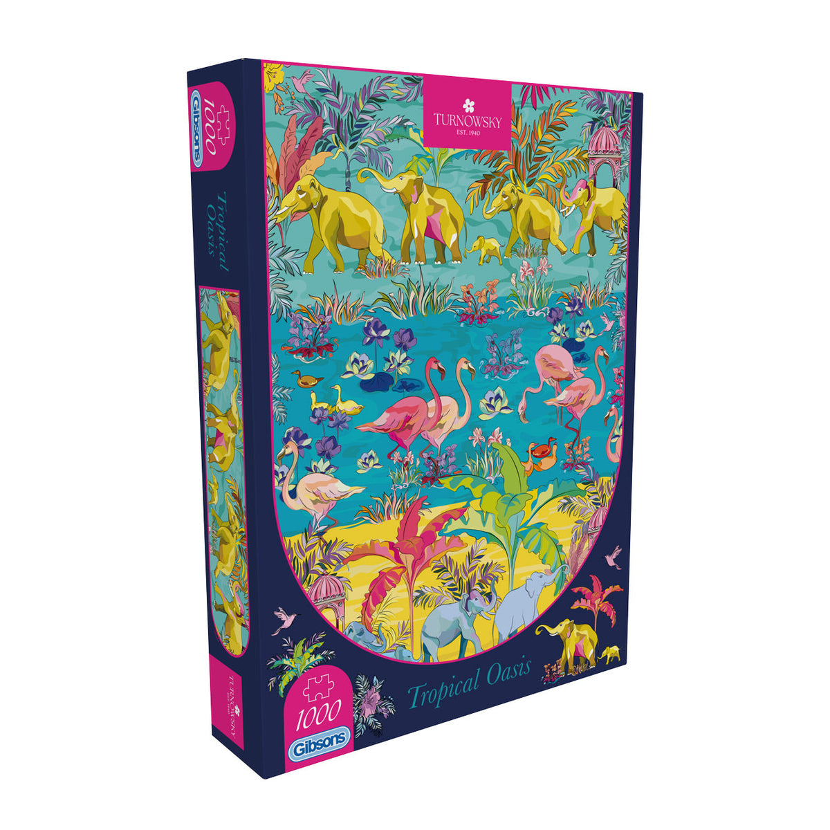 Gibsons House of Turnowsky Tropical Oasis 1000 Piece Jigsaw Puzzle
