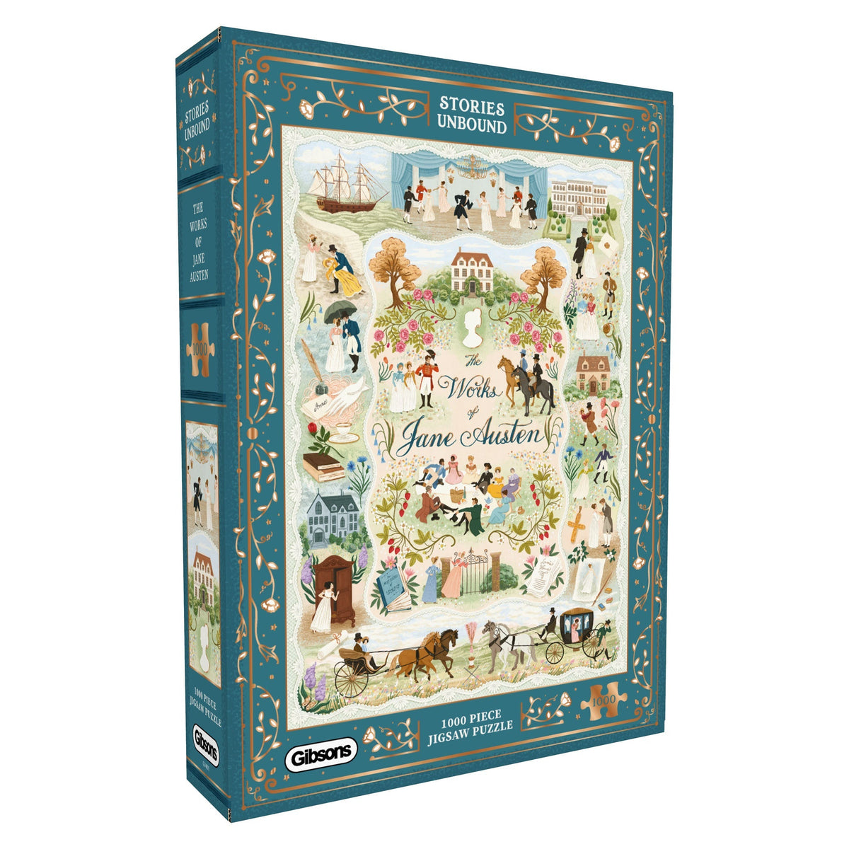 Gibsons Stories Unbound Jane Austen 1000 Piece Jigsaw Puzzle