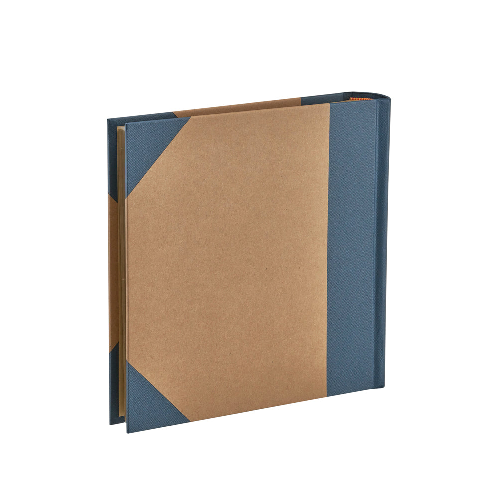 Kenro Green Wood Classic memo album, blue – open pages