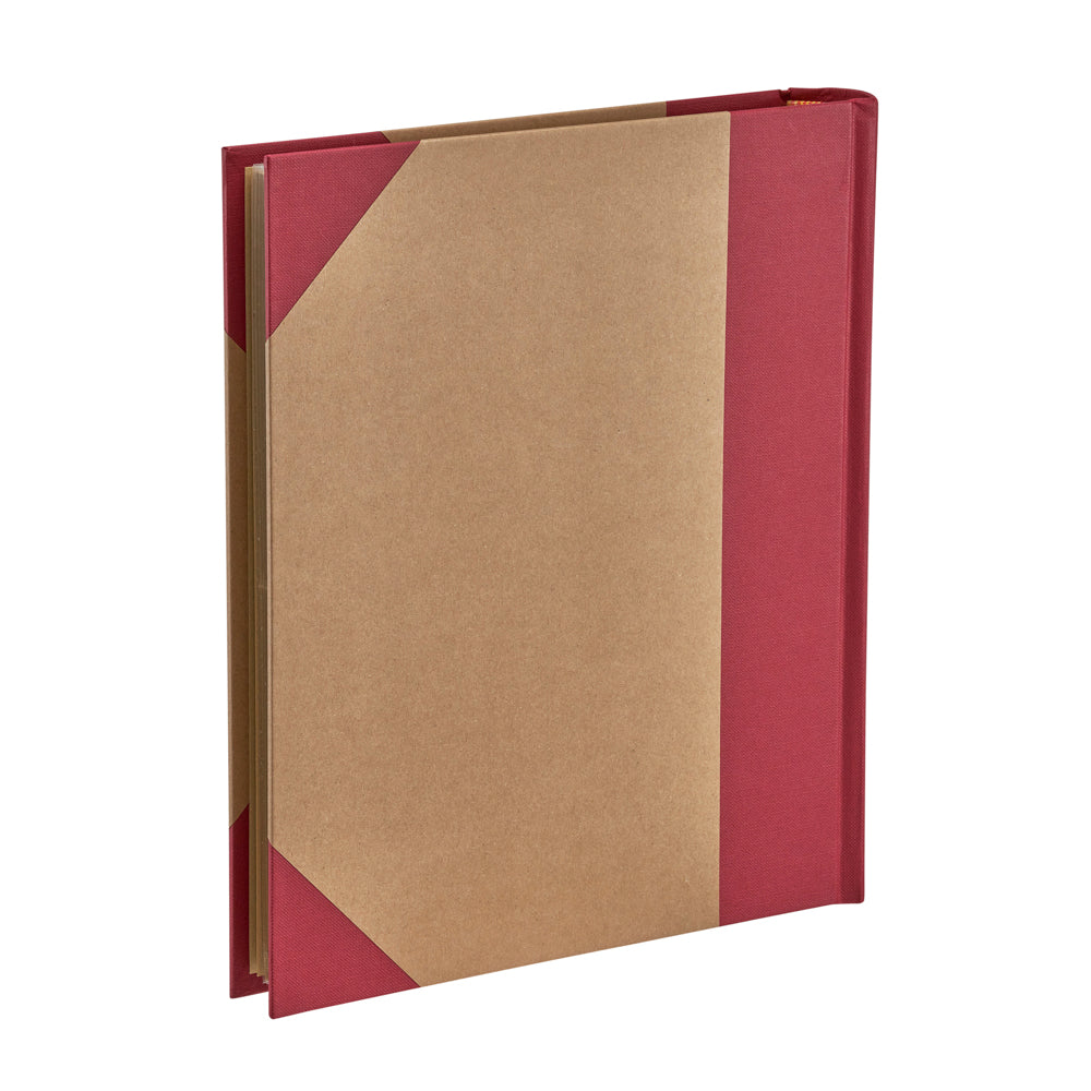 Kenro Green Wood Classic memo album, red 7x5 – back