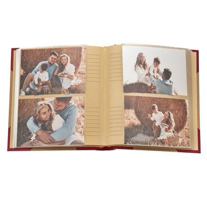 Kenro Green Wood Classic memo album, red 7x5 – detail