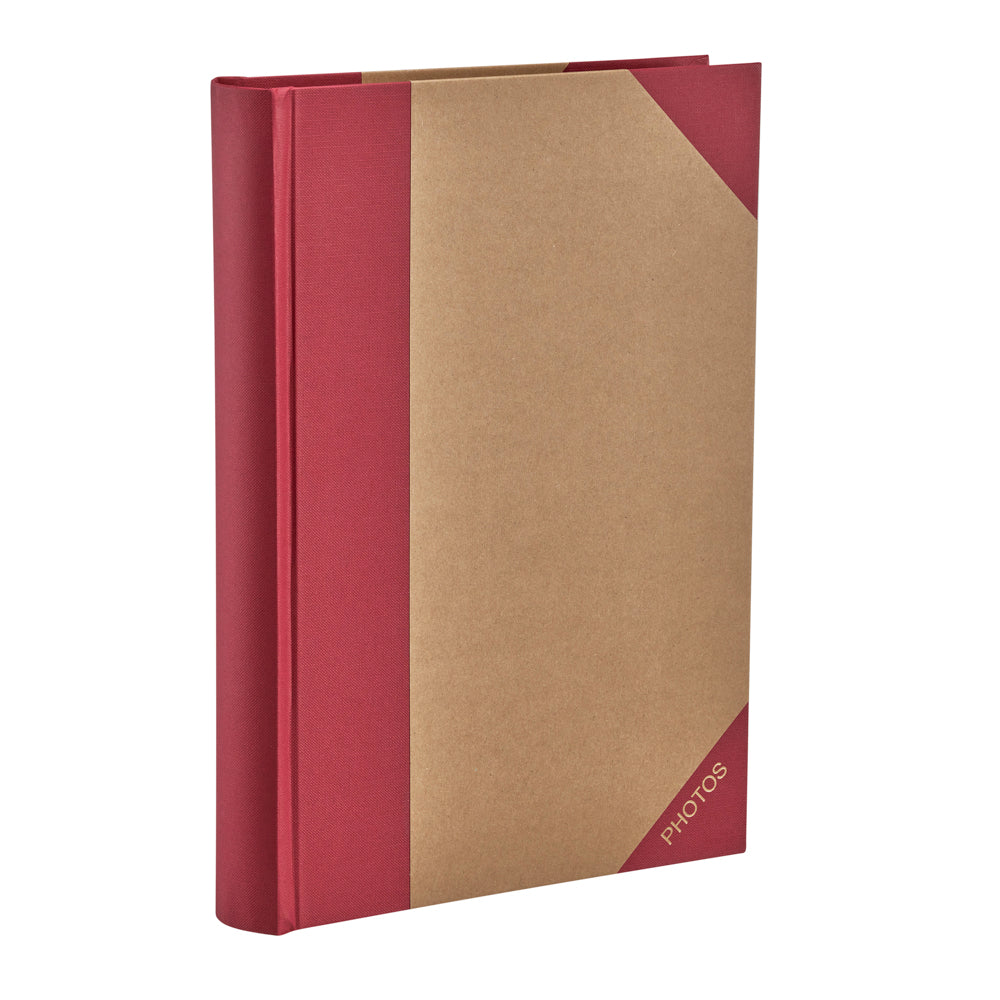 Kenro Green Wood Classic memo album, red 300 photos – open