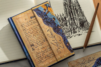 Paperblanks Gaudi, The Manuscript of Reus Midi Hardback Journal – Lined, 144 Pages – design detail