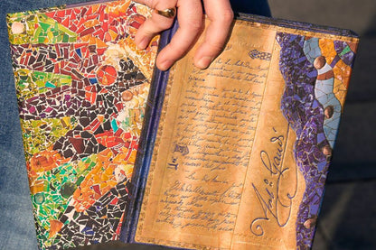 Paperblanks Gaudi’s Sun Ultra Hardback Journal – Lined, 144 Pages – design detail