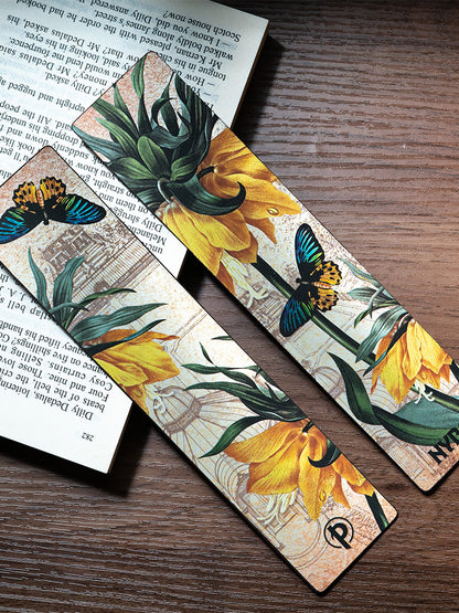Paperblanks Golden Fritillaria Midi Softback Flexi Journal – Lined, 176 Pages – design detail