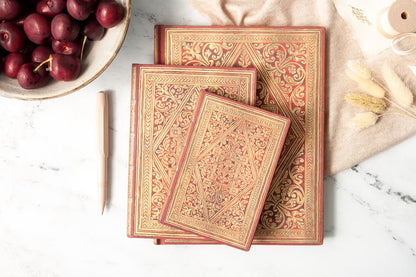 Paperblanks Golden Pathway Mini Hardback Journal – Lined, 176 Pages – design detail