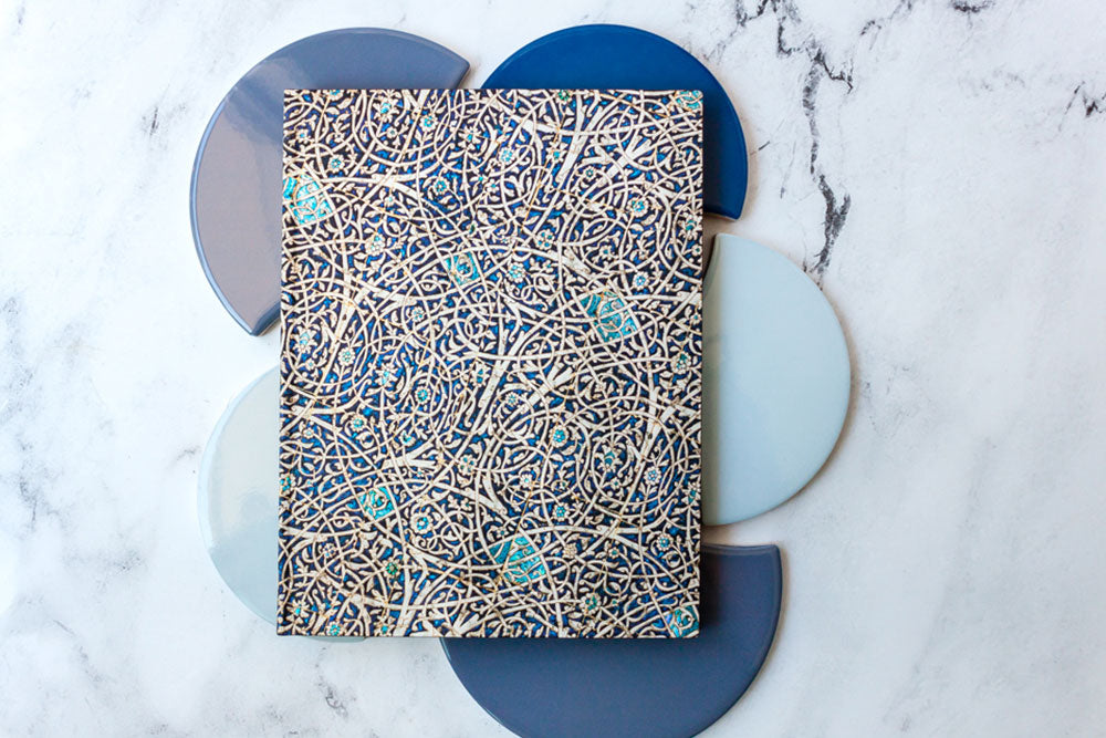 Paperblanks Granada Turquoise Cotton Tote Bag – design detail