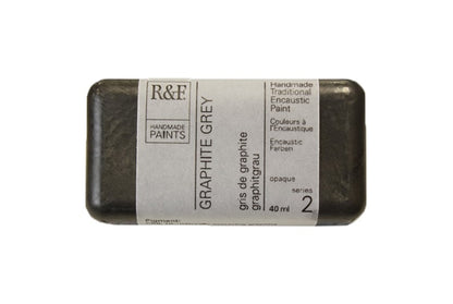 R&F Encaustic Paint 40ml – Graphite Grey