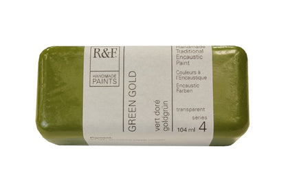 R&F Encaustic Paint 104ml – Green Gold