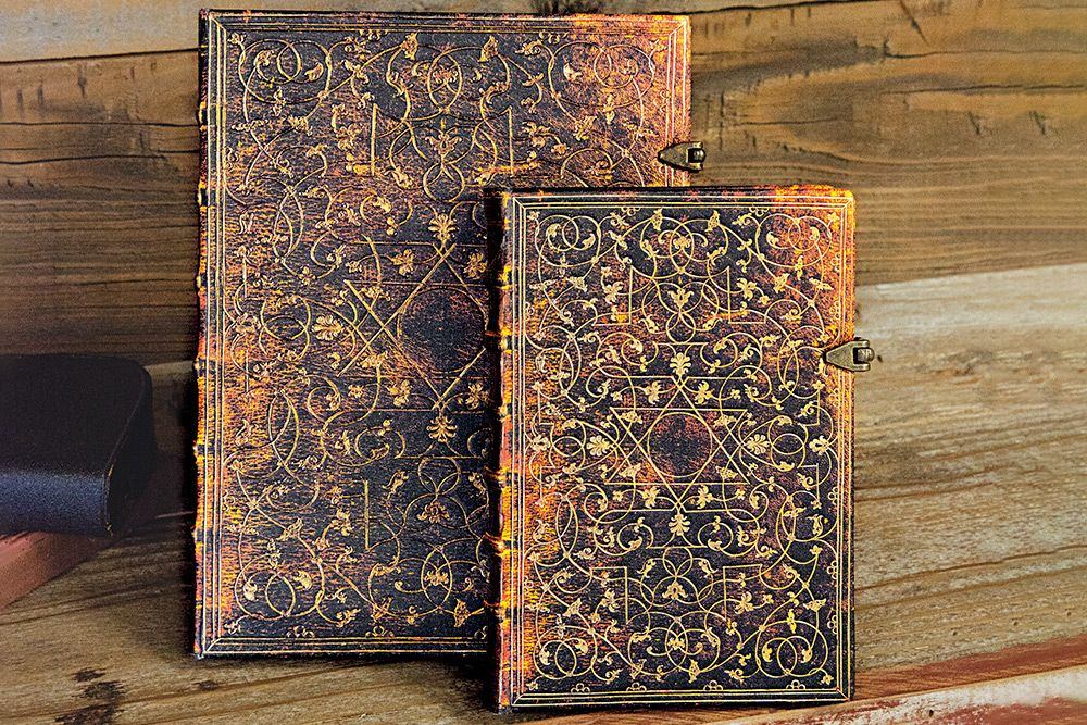 Paperblanks Grolier Midi Hardback Journal – Lined, 240 Pages – design detail