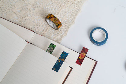 Paperblanks Gryffindor/Hufflepuff Washi Tape Washi Tape – Pack of 2 – design detail