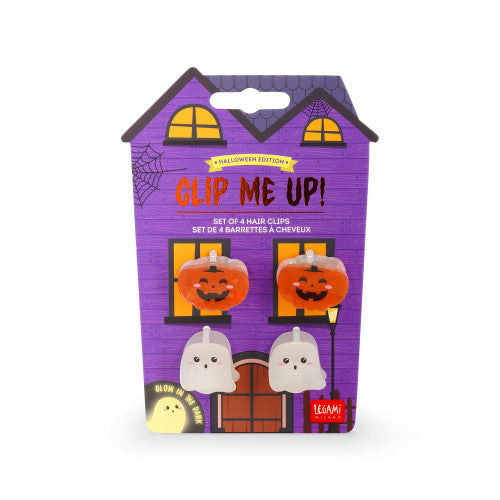 Legami Halloween 26 - Clip Me Up! - Set Of 4 Mini Hair Clips