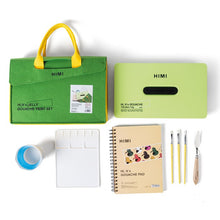 HIMI Twin Cup Gouache Kit - 72 Colours (Apple Green Case)