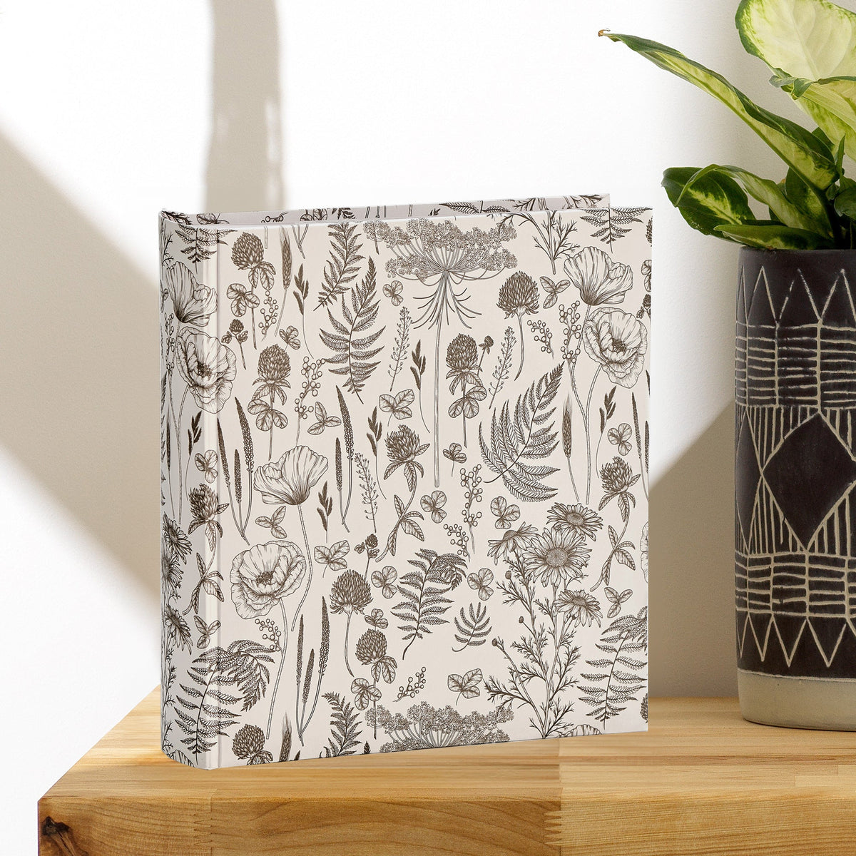Kenro Wildflower photo album in a home setting