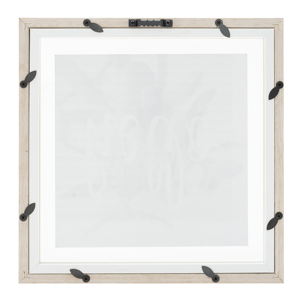 Kenro Terrino square floating frame back