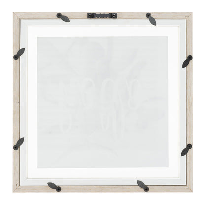Kenro Terrino square floating frame back