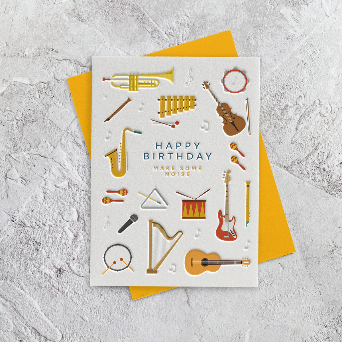 I'mPressed - Make Some Noise Birthday Greetings Card