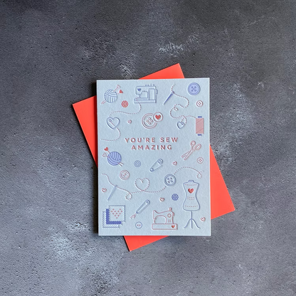 You're Sew Amazing Greetings Card