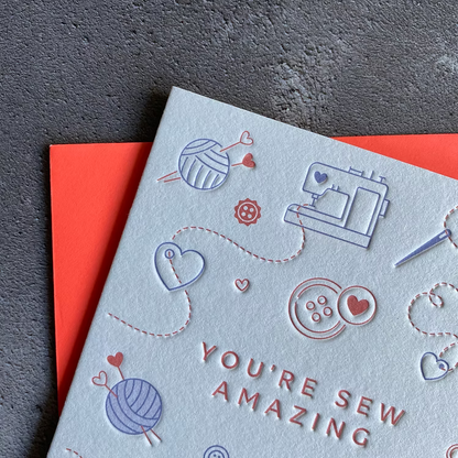 You're Sew Amazing Greetings Card
