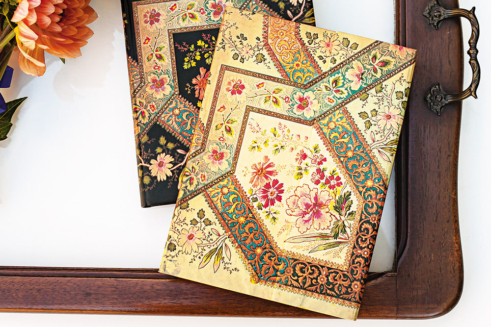 Paperblanks Hishi/Filigree Floral Ivory Washi Tape – Pack of 2 – design detail