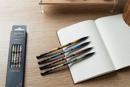 Paperblanks Hogwarts Houses Pencils Pencils – Pack of 4 – design detail