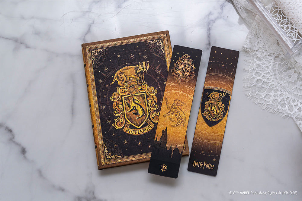 Paperblanks Hufflepuff Bookmark Bookmark – design detail