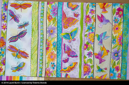 Paperblanks Hummingbirds & Flutterbyes Midi Hardback Journal – Plain, 144 Pages – design detail