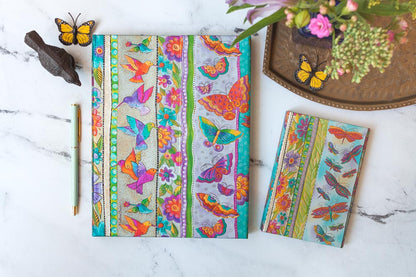 Paperblanks Hummingbirds & Flutterbyes Midi Hardback Journal – Lined, 144 Pages – design detail