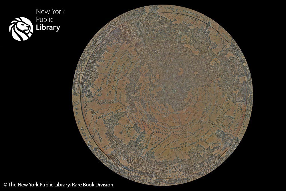 Paperblanks Hunt-Lenox Globe Document Folder – design detail