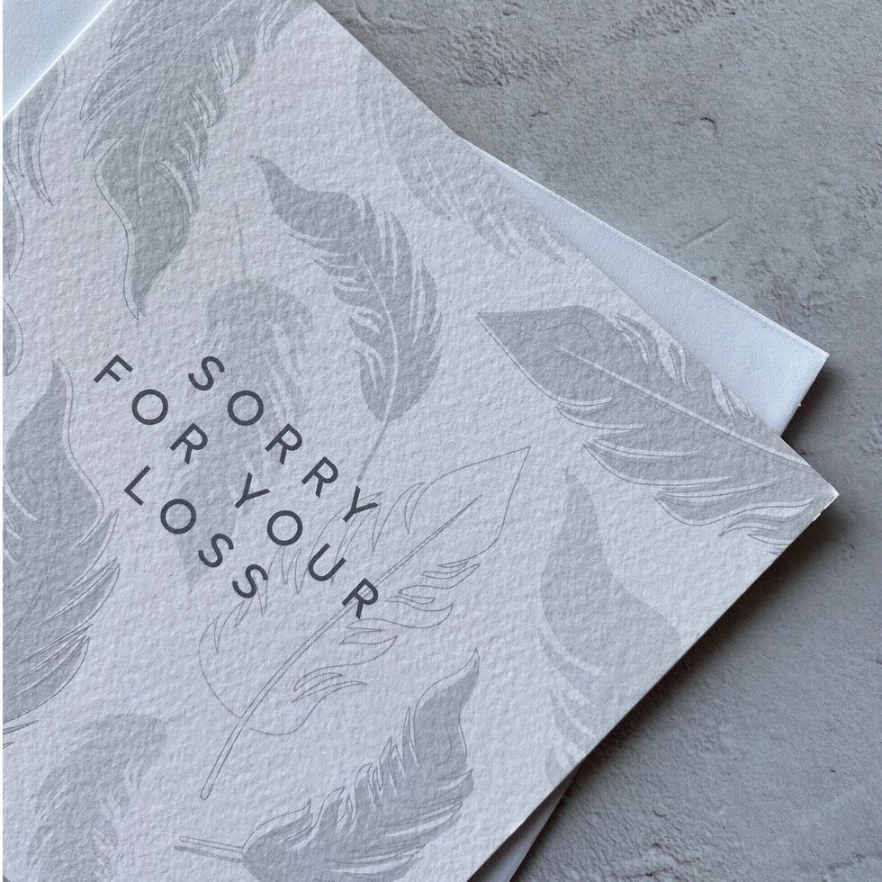 Instant Classics Sorry for Your Loss Sympathy Card by Heyyy
