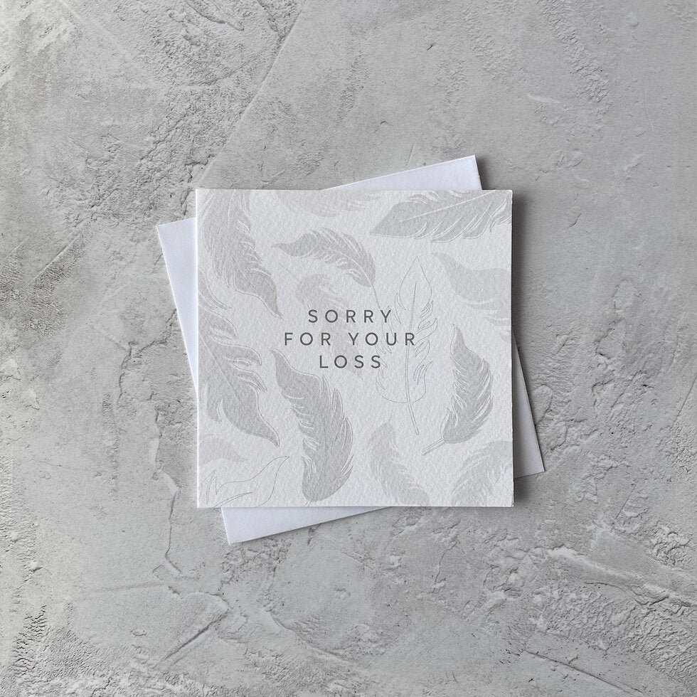 Instant Classics Sorry for Your Loss Sympathy Card by Heyyy