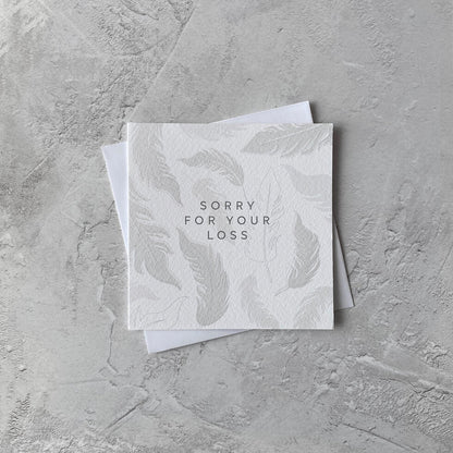 Instant Classics Sorry for Your Loss Sympathy Card by Heyyy