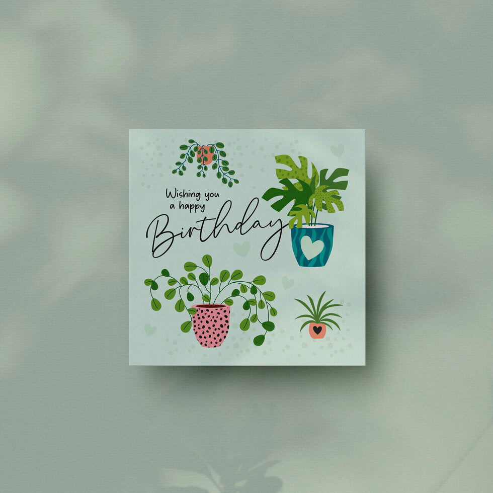 Instant Classics Birthday Plants Greetings Card by Heyyy