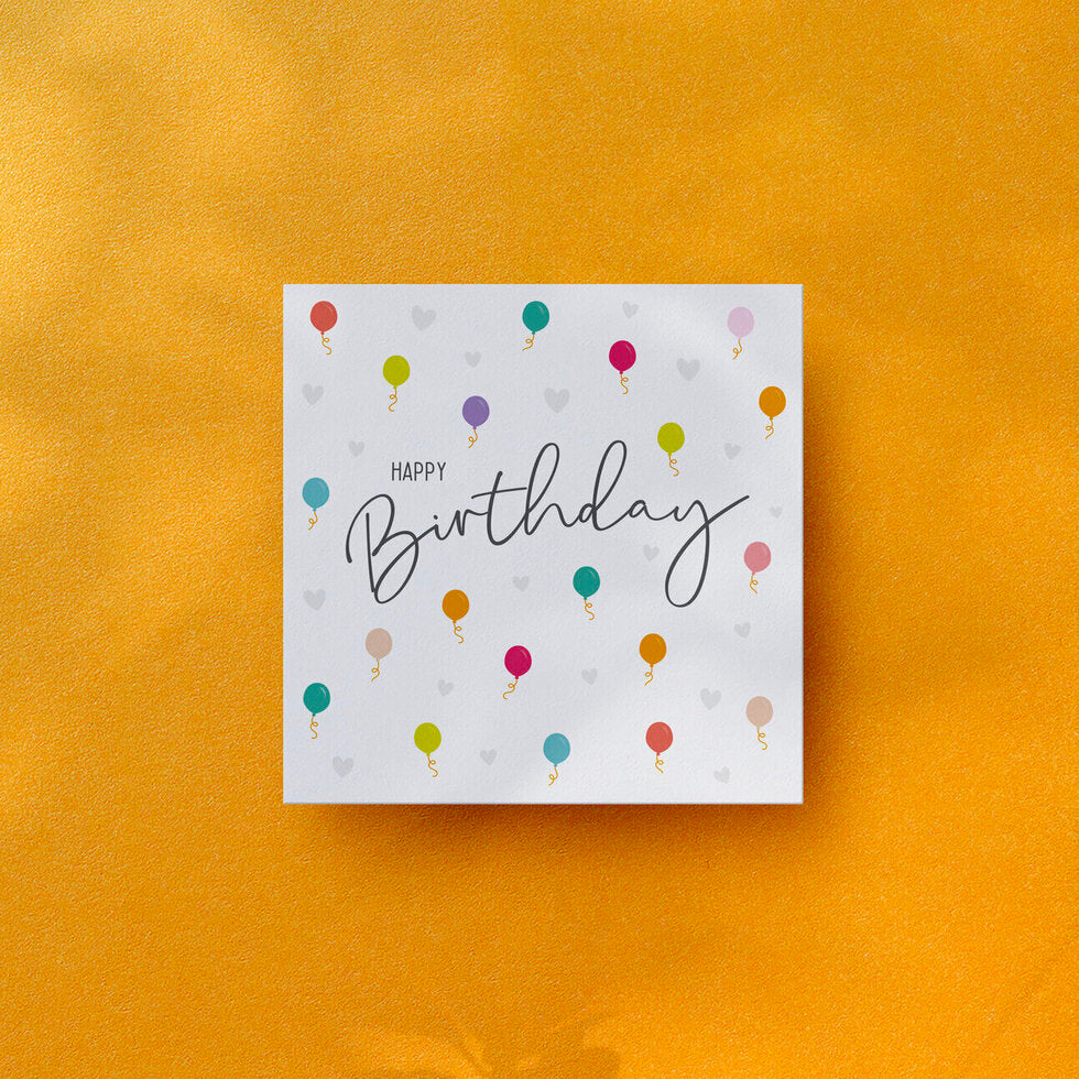 Instant Classics Birthday Tiny Balloons Greetings Card by Heyyy