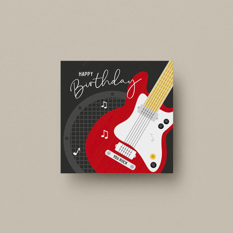 Instant Classics Birthday Guitar Greetings Card by Heyyy