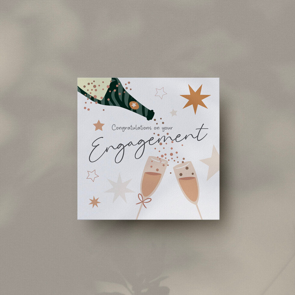 Instant Classics Engagement Greetings Card by Heyyy