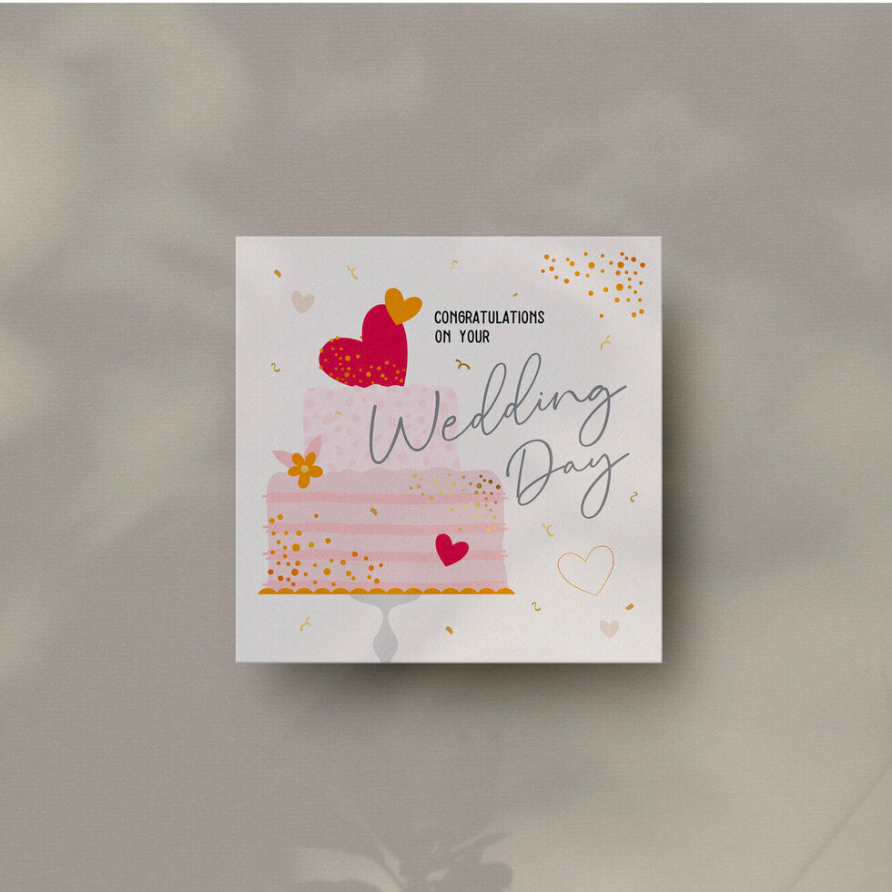 Instant Classics Wedding Cake Wedding Card by Heyyy