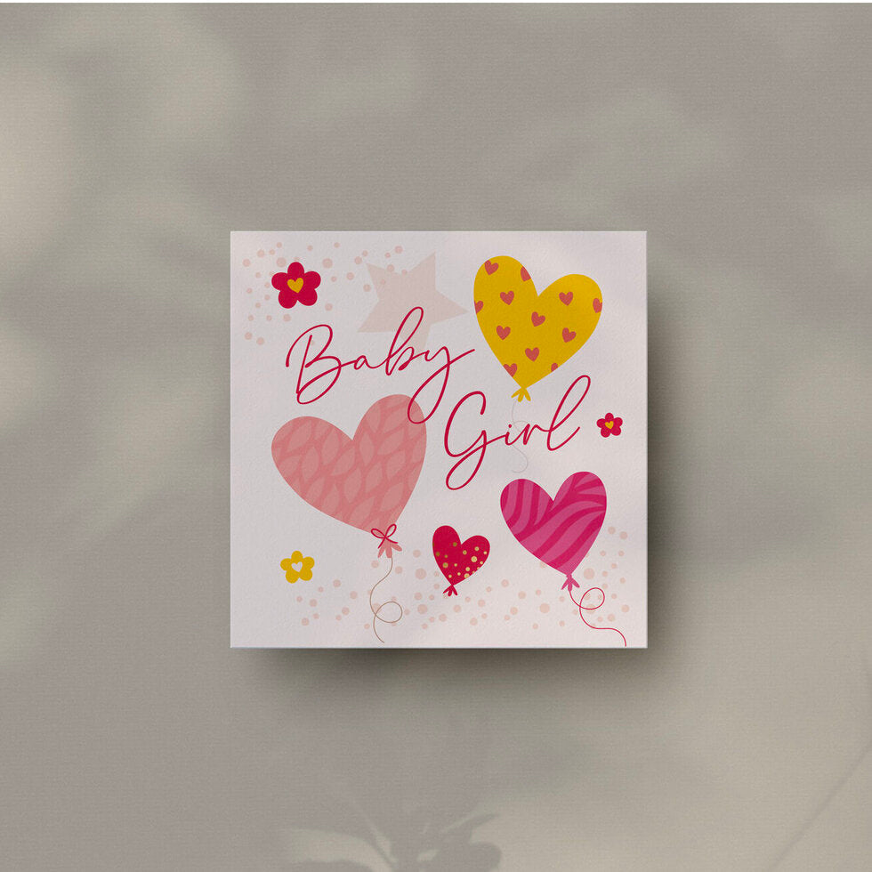 Instant Classics Baby Girl New Baby Greetings Card by Heyyy