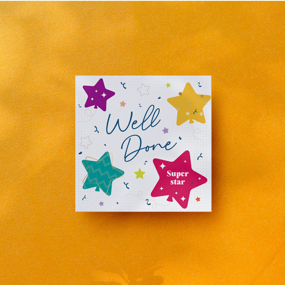 Instant Classics Superstar Well Done Greetings Card by Heyyy
