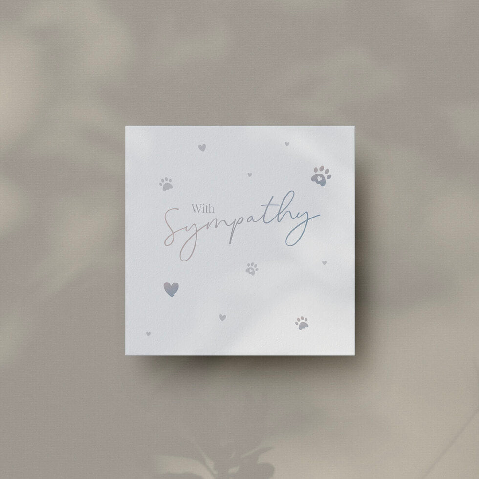 Instant Classics Pet Sympathy Hearts Card by Heyyy