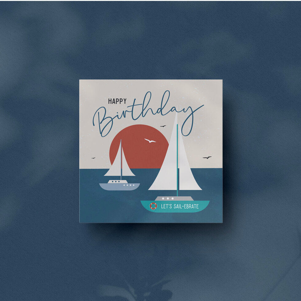 Instant Classics Birthday Sailing Boats Greetings Card by Heyyy