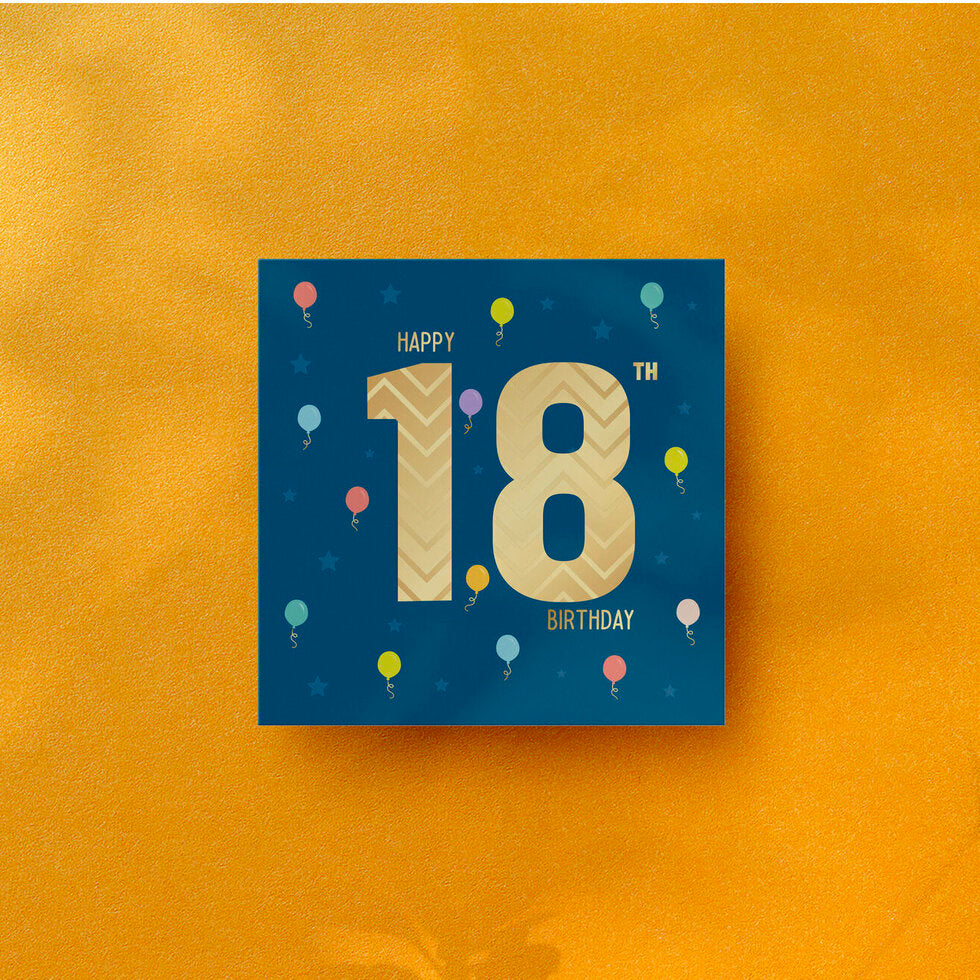 Instant Classics Milestones Age 18 Tiny Balloons Birthday Card by Heyyy