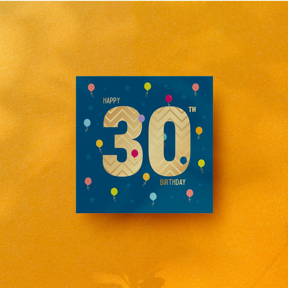 Instant Classics Milestones Age 30 Tiny Balloons Birthday Card by Heyyy